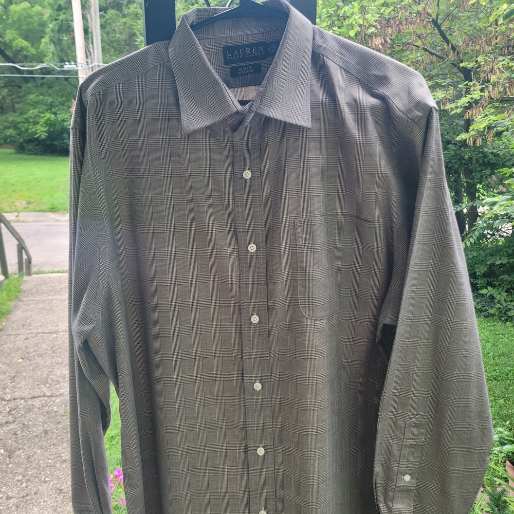 Polo Ralph Lauren Men's Light Brown Long Sleeve Shirt Button Up, Size 2XL